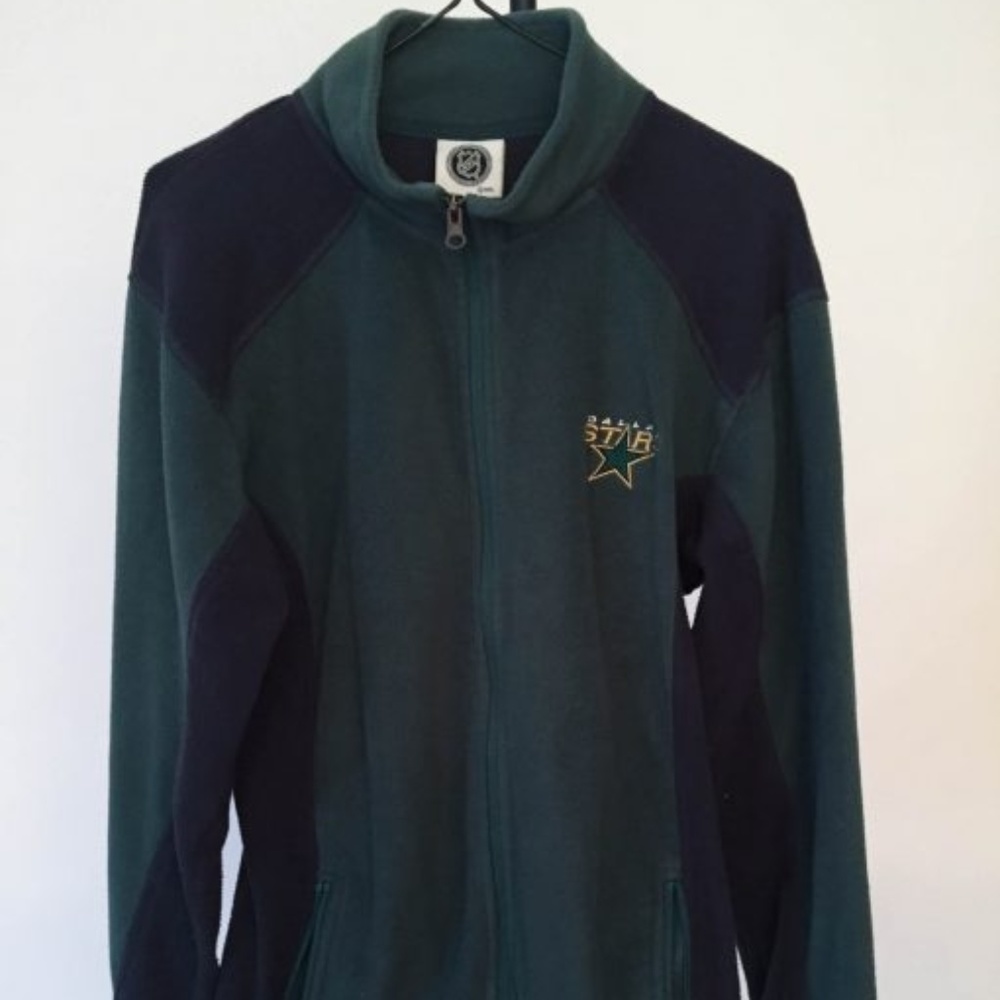 Dallas Stars Zipper Fleece Jacket - Youth Size S